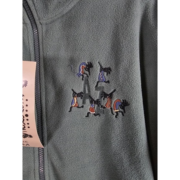 Anderson Arizona Dancers Fleece Jacket Size M Full Zip Pit To Pit 24 inLength 29 - Picture 8 of 8